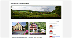 Desktop Screenshot of hirschen-burgwallbach.de